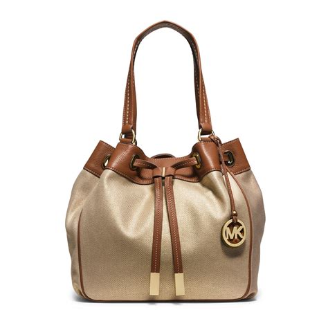 large michael kors canvas bag|Michael Kors canvas tote bags.